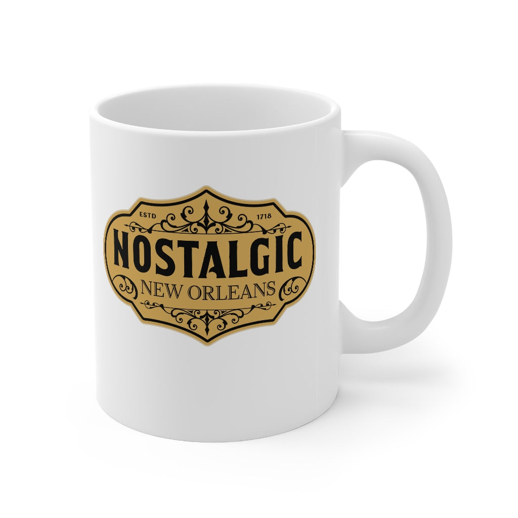 Nostalgic New Orleans Coffee Mug 11oz