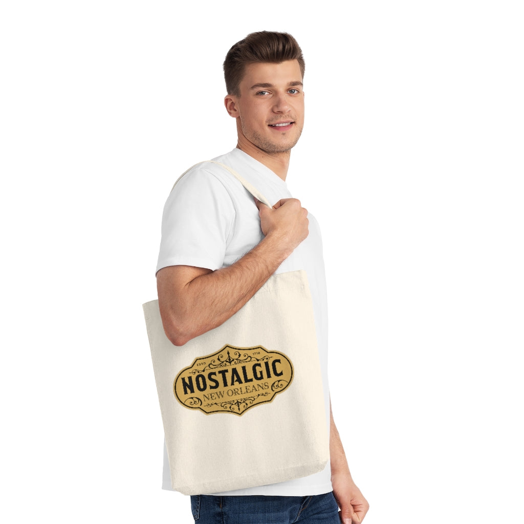 Nostalgic New Orleans Woven Tote Bag